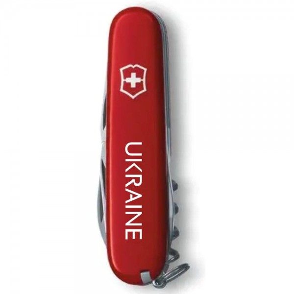 Складаний ніж Victorinox SPARTAN UKRAINE Ukraine біл. 1.3603_T0140u