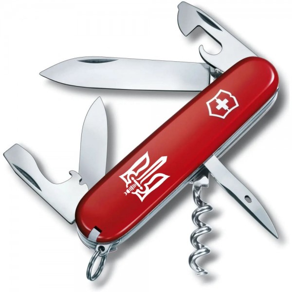 Складаний ніж Victorinox SPARTAN UKRAINE Тризуб ОУН біл. 1.3603_T0300u