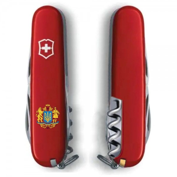 Складаний ніж Victorinox SPARTAN UKRAINE Великий Герб України 1.3603_T0400u