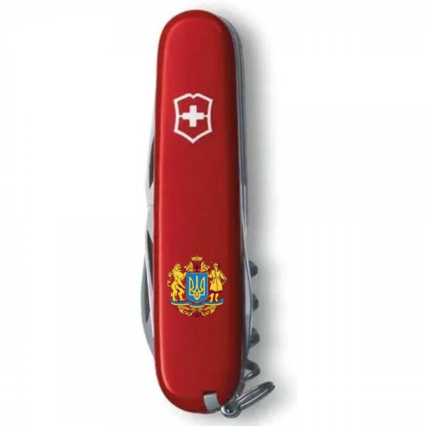 Складаний ніж Victorinox SPARTAN UKRAINE Великий Герб України 1.3603_T0400u