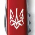 Складаний ніж Victorinox Spartan Ukraine 91 мм, 12 функцій Тризуб готичний білий (1.3603_T0630u)