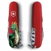 Складаний ніж Victorinox Spartan Zodiac 91 мм 12 функцій Зелений дракон (1.3603_Z3340u)