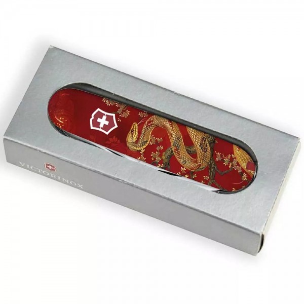 Складаний ніж Victorinox 91 мм SPARTAN ZODIAC 13 функцій, Золота змія (1.3603_Z4200pk)