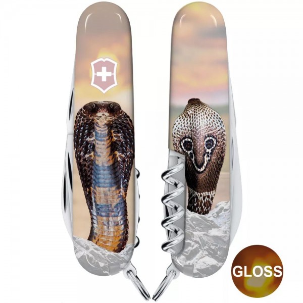 Складаний ніж 91 см Victorinox Spartan Zodiac13 функцій Королівська кобра (1.3603_Z4230pk)