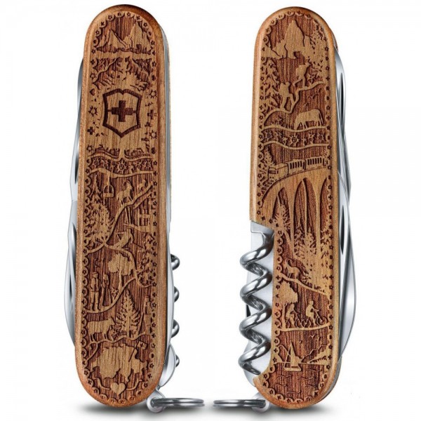 Складаний ніж Victorinox CLIMBER WOOD Swiss Spirit SE (Lim.Ed. 12000) 1.3701.63L21