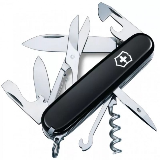 Швейцарський ніж Victorinox Climber 91 мм 14 функцій Чорний у блістері (1.3703.3B1)