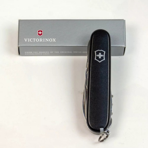 Складаний ніж Victorinox Climber Mat Чорний матовий лак (1.3703.3_M0007p)