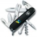 Складаний ніж Victorinox CLIMBER UKRAINE Голуб світу синє-жовт. 1.3703.3_T1036u
