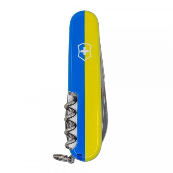 Складаний ніж Victorinox Climber Ukraine Герб на прапорі горизонтальний (1.3703.3_T3040p)