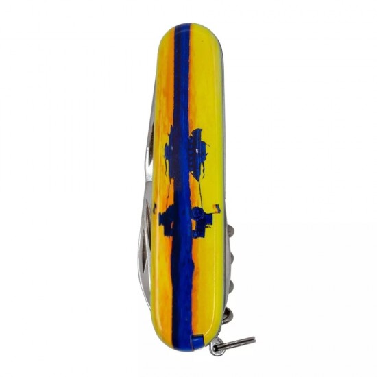 Складаний ніж Victorinox Climber Ukraine Марка з трактором (1.3703.3_T3110p)