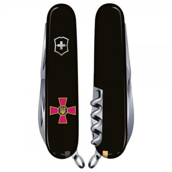 Складаний ніж Victorinox CLIMBER ARMY Емблема ЗСУ 1.3703.3_W0010u