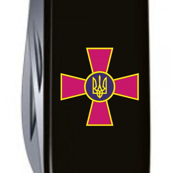 Складаний ніж Victorinox CLIMBER ARMY Емблема ЗСУ 1.3703.3_W0010u