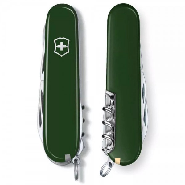 Складаний ніж Victorinox Climber 91 мм, 14 функцій Зелений (1.3703.4)