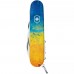 Складаний ніж Victorinox Climber Ukraine 91 мм 15 функцій Жовто-синій (1.3703.7_T3100pw)