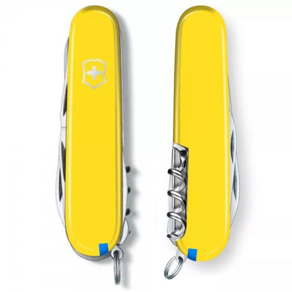 Складаний ніж Victorinox CLIMBER 91 мм 14 функцій Жовтий (1.3703.8)