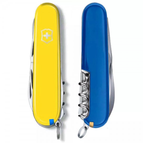 Складаний ніж Victorinox Climber Ukraine Жовто-синій (1.3703.8.2)