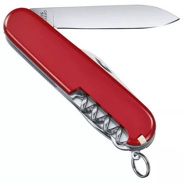 Складний ніж 91 мм Victorinox Climber 14 функцій червоні глянцеві накладки, блістер (1.3703.B1)