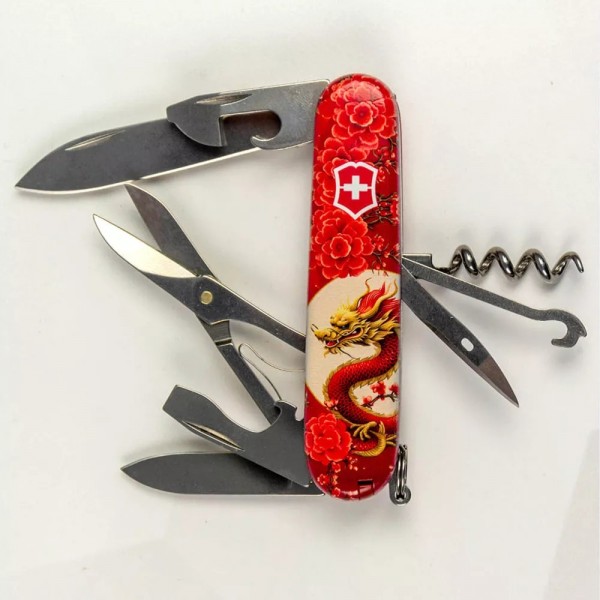 Складаний ніж Victorinox Climber Zodiac Китайський червоний дракон (1.3703_Z3250p)