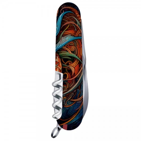 Складаний ніж Victorinox Climber Zodiac Сапфіровий дракон 91 мм 14 функцій (1.3703.Z3260p)