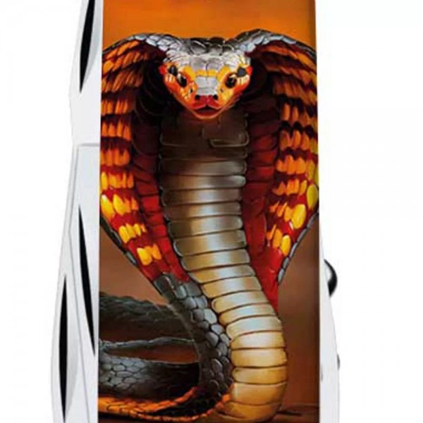 Складаний ніж 91 мм Victorinox Climber Zodiac 14функцій червоний Полум'яна кобра (1.3703_Z4250pk)