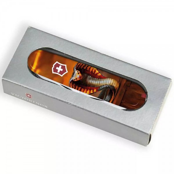 Складаний ніж 91 мм Victorinox Climber Zodiac 14функцій червоний Полум'яна кобра (1.3703_Z4250pk)