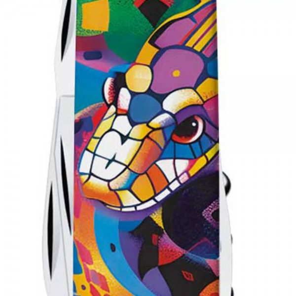 Складаний ніж 91мм Victorinox Climber Zodiac 14функцій червоний Яскрава змія (1.3703_Z4260pk)