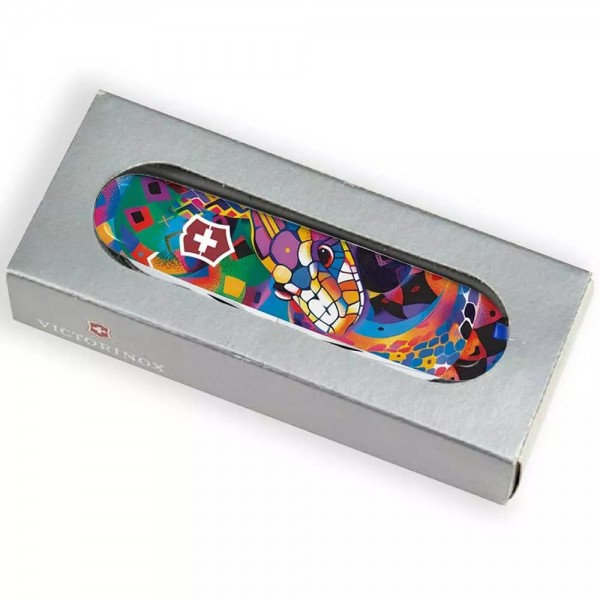 Складаний ніж 91мм Victorinox Climber Zodiac 14функцій червоний Яскрава змія (1.3703_Z4260pk)