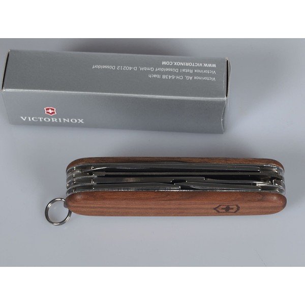 Складаний ніж Victorinox Huntsman Wood блістер 1.3711.63B1