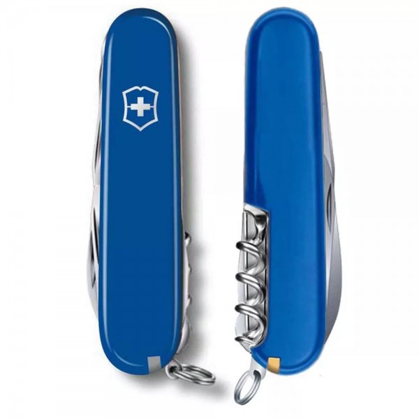 Складаний ніж Victorinox Huntsman 91 мм, 15 функцій Синій (1.3713.2)