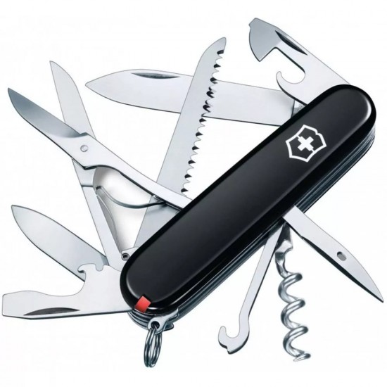 Складаний ніж Victorinox Huntsman Ukraine Чорно-червоний (1.3713.3.1)