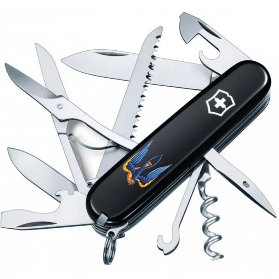 Складаний ніж Victorinox Huntsman Ukraine Тризуб-Ластівка (1.3713.3_T1230u)