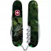 Складаний ніж Victorinox Huntsman Zodiac 91 мм Зелений дерев'яний дракон (1.3713.3_Z3240p)