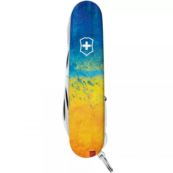 Складаний ніж Victorinox Huntsman Ukraine 91 мм 16 функцій Жовто-синій (1.3713.7_T3100pw)