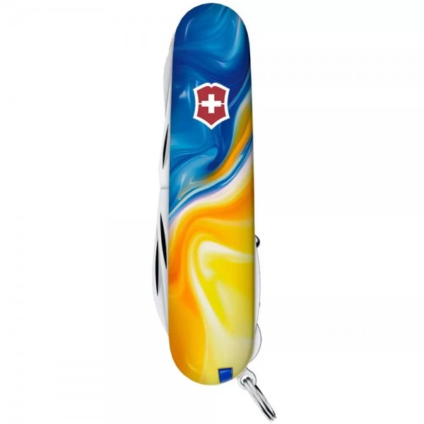 Складаний ніж Victorinox Huntsman Ukraine 91 мм 16 функцій Жовто-синій (1.3713.7_T3250pw)