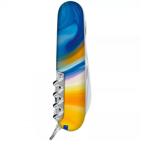 Складаний ніж Victorinox Huntsman Ukraine 91 мм 16 функцій Жовто-синій (1.3713.7_T3250pw)