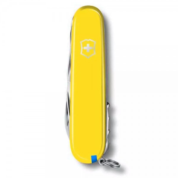 Складаний ніж Victorinox Huntsman Ukraine Жовто-синій (1.3713.8.2)