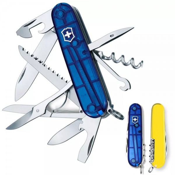 Складаний ніж Victorinox Huntsman Ukraine Синьо-жовтий (1.3713.T2.8)