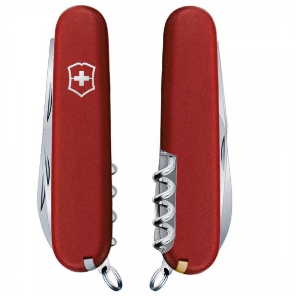 Складаний ніж Victorinox Huntsman Mat Червоний матовий лак (1.3713_M0007p)