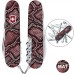 Складаний ніж 91 мм Victorinox Huntsman Design 15функцій Принт Шкіра пітона (13713_R2200pk)