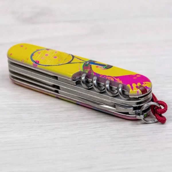 Складаний ніж 91мм Victorinox" Huntsman Zodiac 15 функцій, Змія-тенісист (1.3713_Z4300pk)