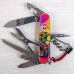Складаний ніж 91мм Victorinox" Huntsman Zodiac 15 функцій, Змія-тенісист (1.3713_Z4300pk)