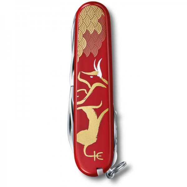 Складаний ніж Victorinox HUNTSMAN Year of the Ox 1.3714.E10