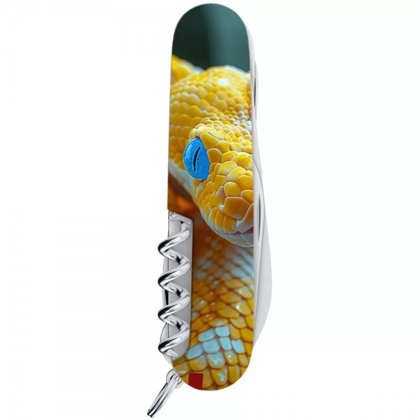 Складаний ніж Victorinox Mountaineer Animal 91 мм 19 функцій Змій (1.3743.7_F1050pw)