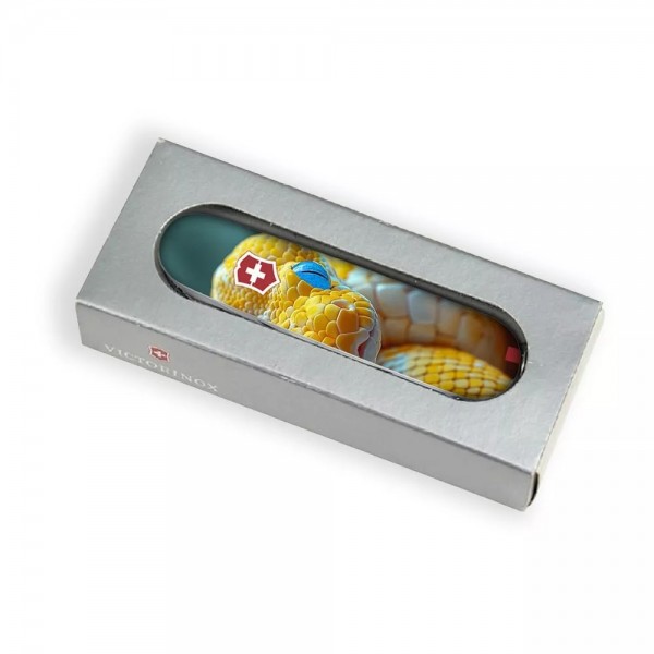 Складаний ніж Victorinox Mountaineer Animal 91 мм 19 функцій Змій (1.3743.7_F1050pw)
