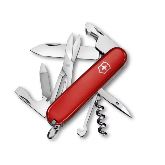 Швейцарський складаний ніж 91мм Victorinox COMPANION 16 функцій, 3 шари, червоний, (блістер) (1.3909B1)