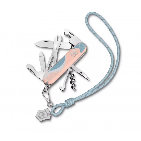 Складаний ніж 91 мм Victorinox Companion Paris Style, 16 функцій, рожевий (1.3909.E221)