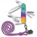 Складаний ніж 91 мм Victorinox Companion Sydney Style, 16 функцій, зелений/фіолетовий/жовтий (1.3909.E222)