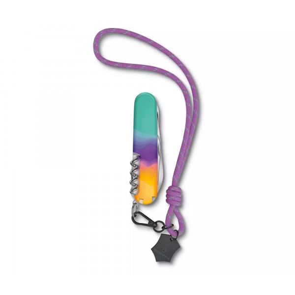 Складаний ніж 91 мм Victorinox Companion Sydney Style, 16 функцій, зелений/фіолетовий/жовтий (1.3909.E222)