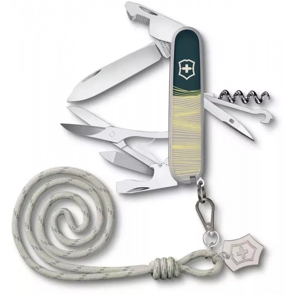Складаний ніж 91 мм Victorinox Companion New York Style, 16 функцій, сірий (1.3909.E223)