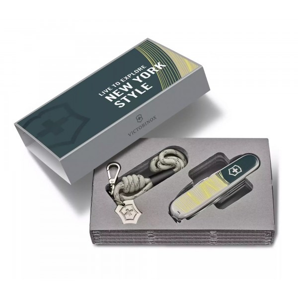 Складаний ніж 91 мм Victorinox Companion New York Style, 16 функцій, сірий (1.3909.E223)